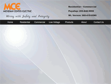 Tablet Screenshot of mcelectric.com